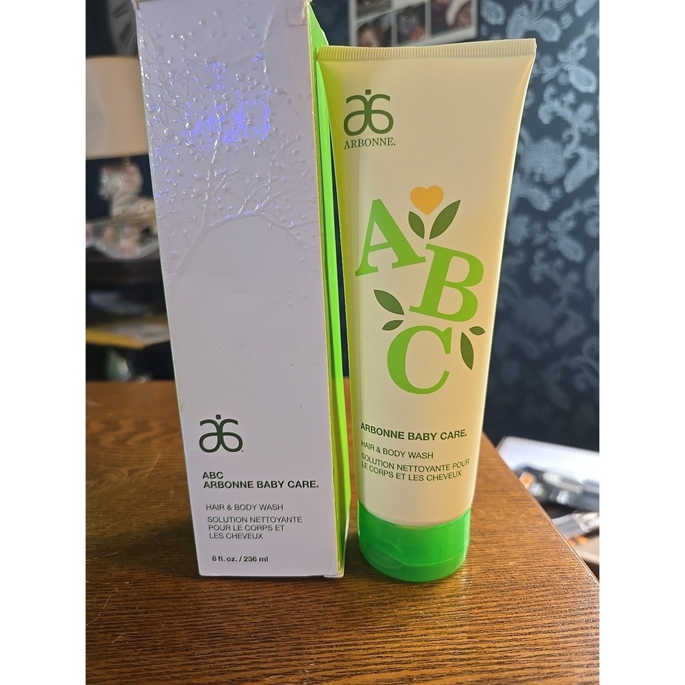 Arbonne Baby Care Hair & Body Wash, new in box